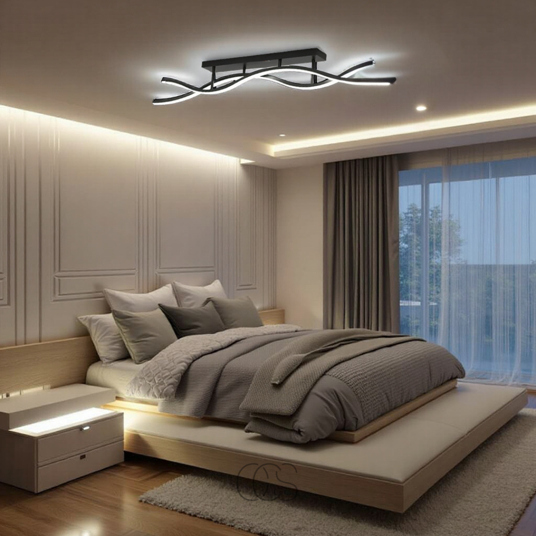 Ceiling lamp with LED strips | Orntli