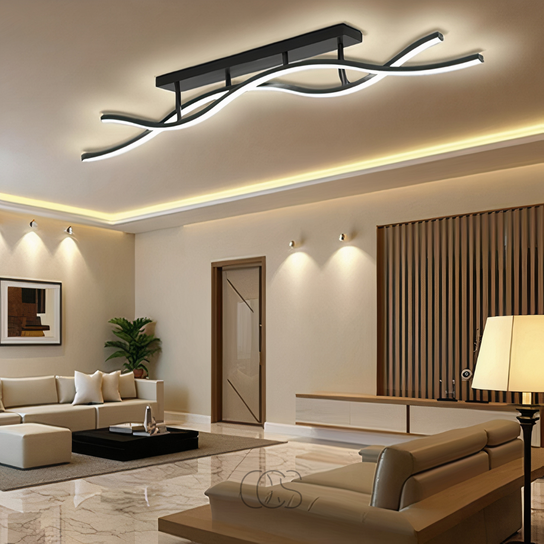 Ceiling lamp with LED strips | Orntli