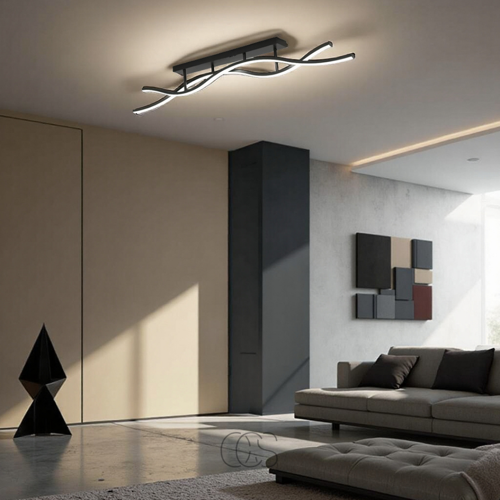 Ceiling lamp with LED strips | Orntli