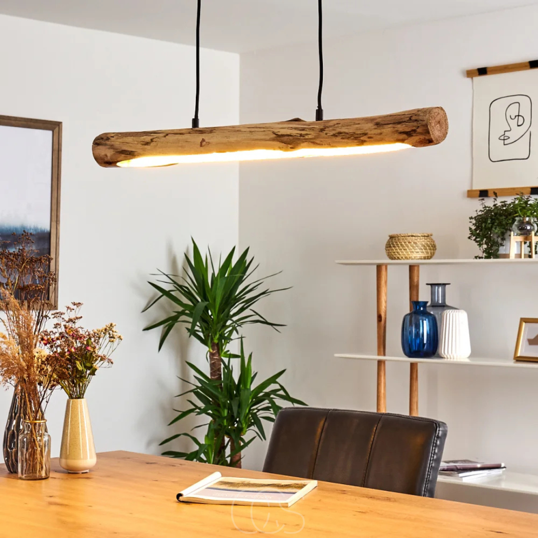Dimmable wooden pendant lamp | Orntli