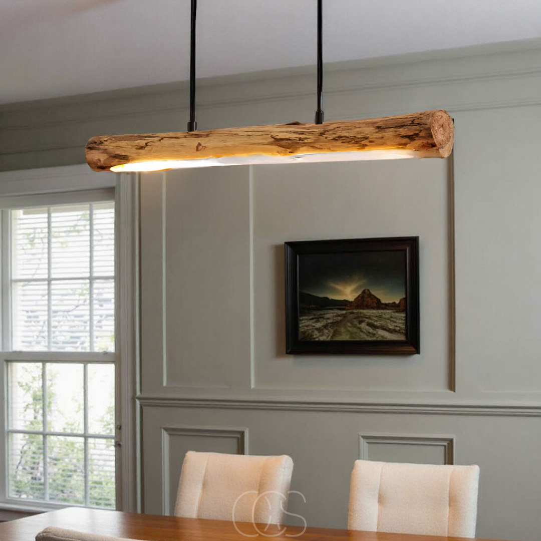 Dimmable wooden pendant lamp | Orntli