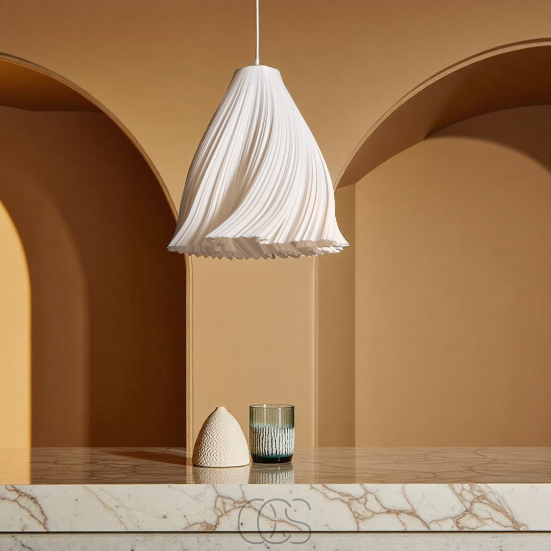 Fanning Fabric Ceiling Lamp - Modern Textiles | Orntli