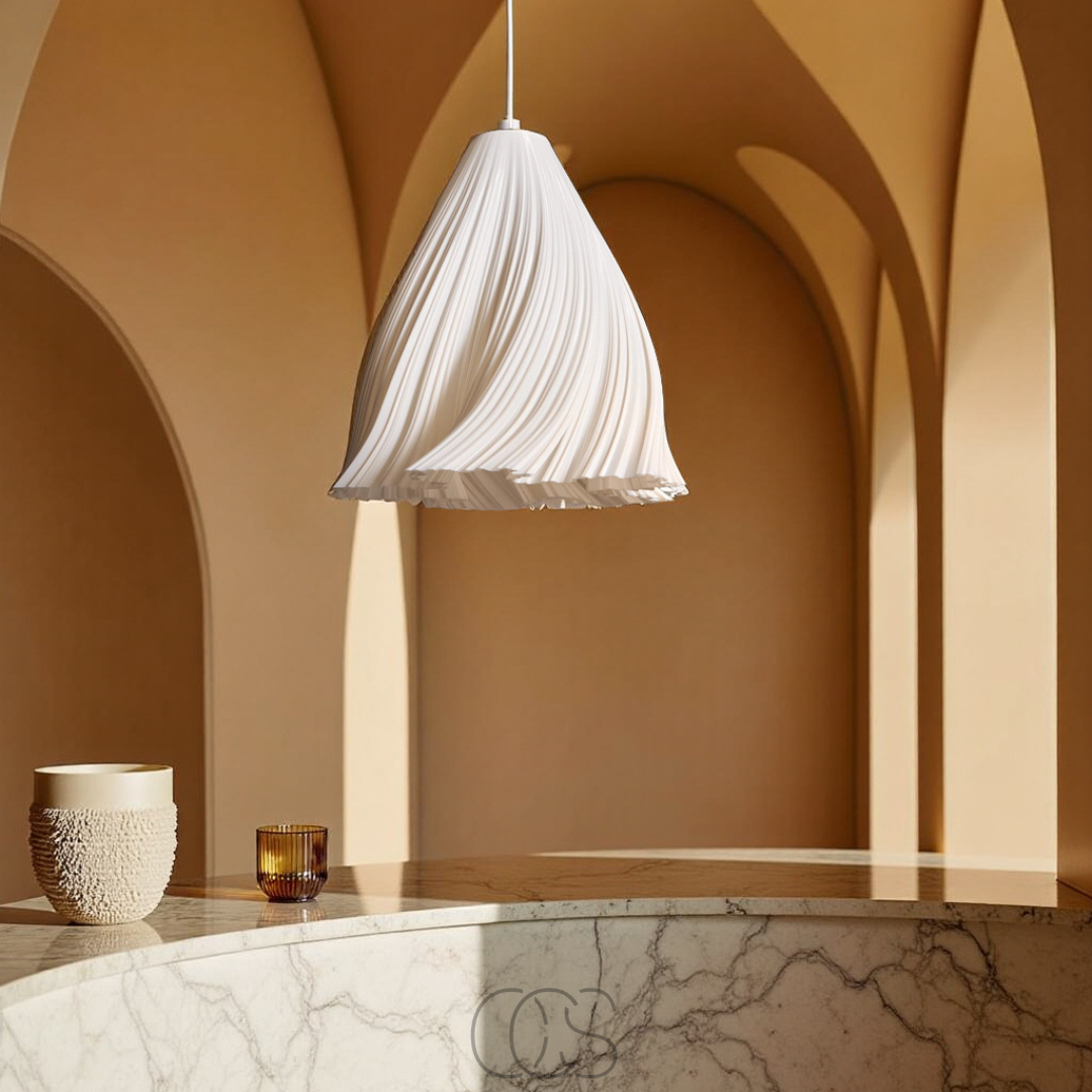 Fanning Fabric Ceiling Lamp - Modern Textiles | Orntli