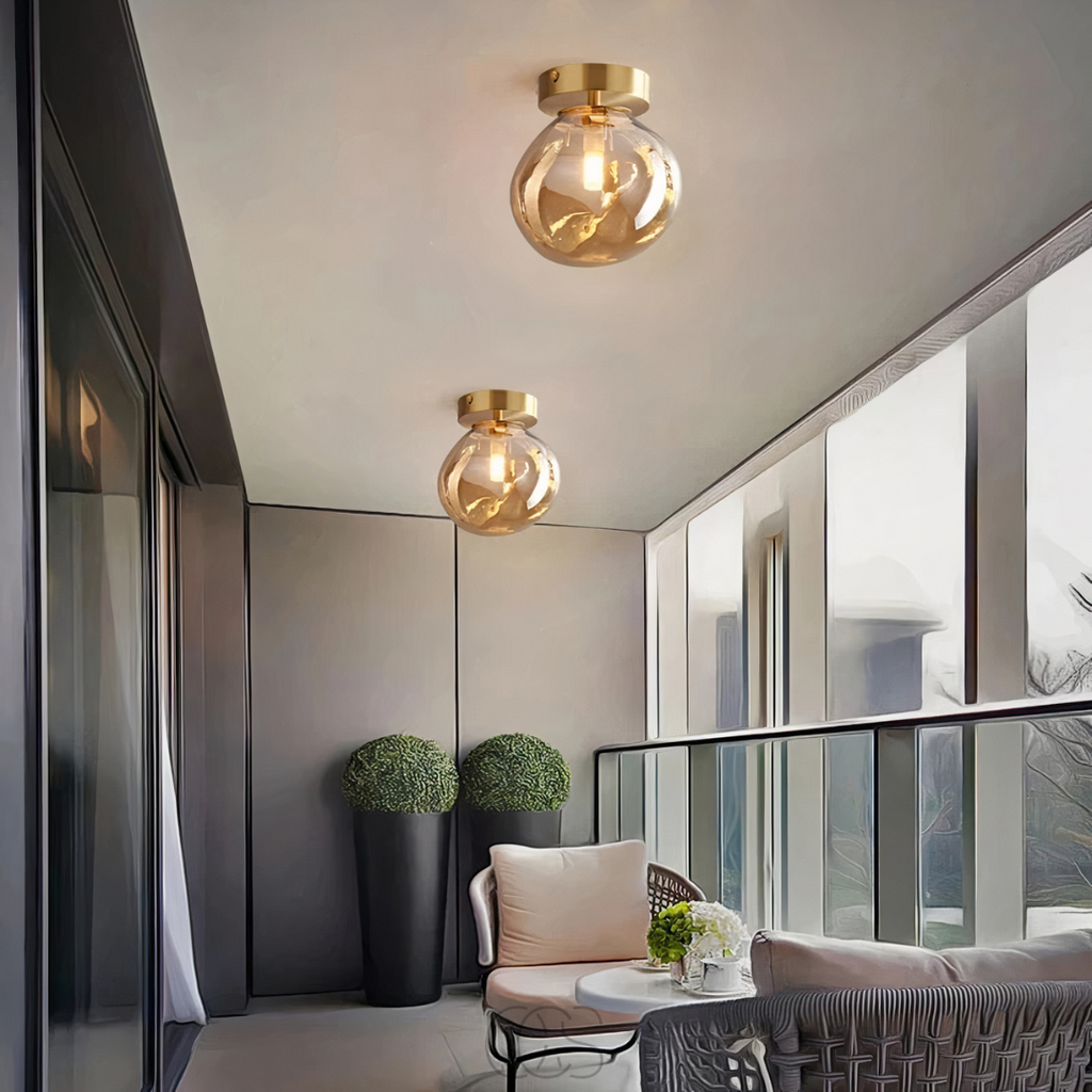 LED Glas-Deckenlampe - Modern | Orntli