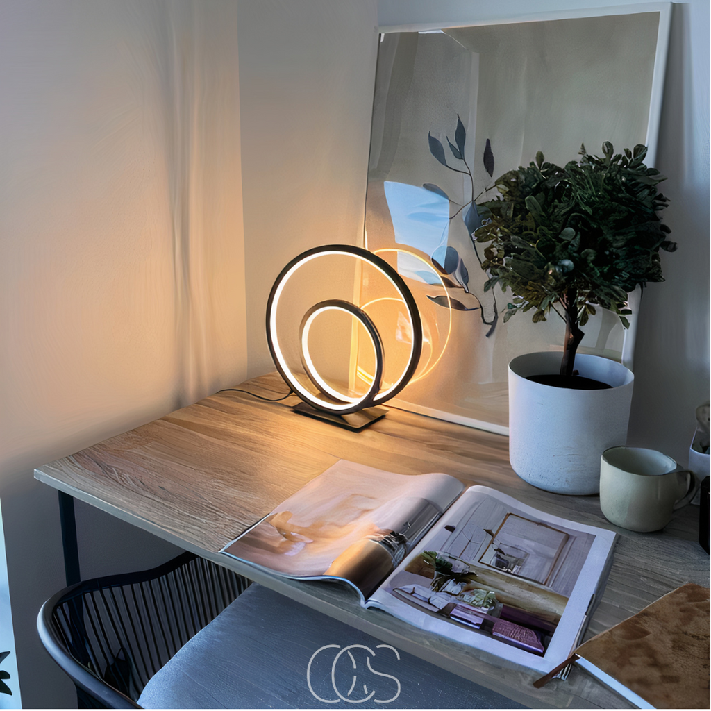 LED Table Lamp Double Ring | Orntli