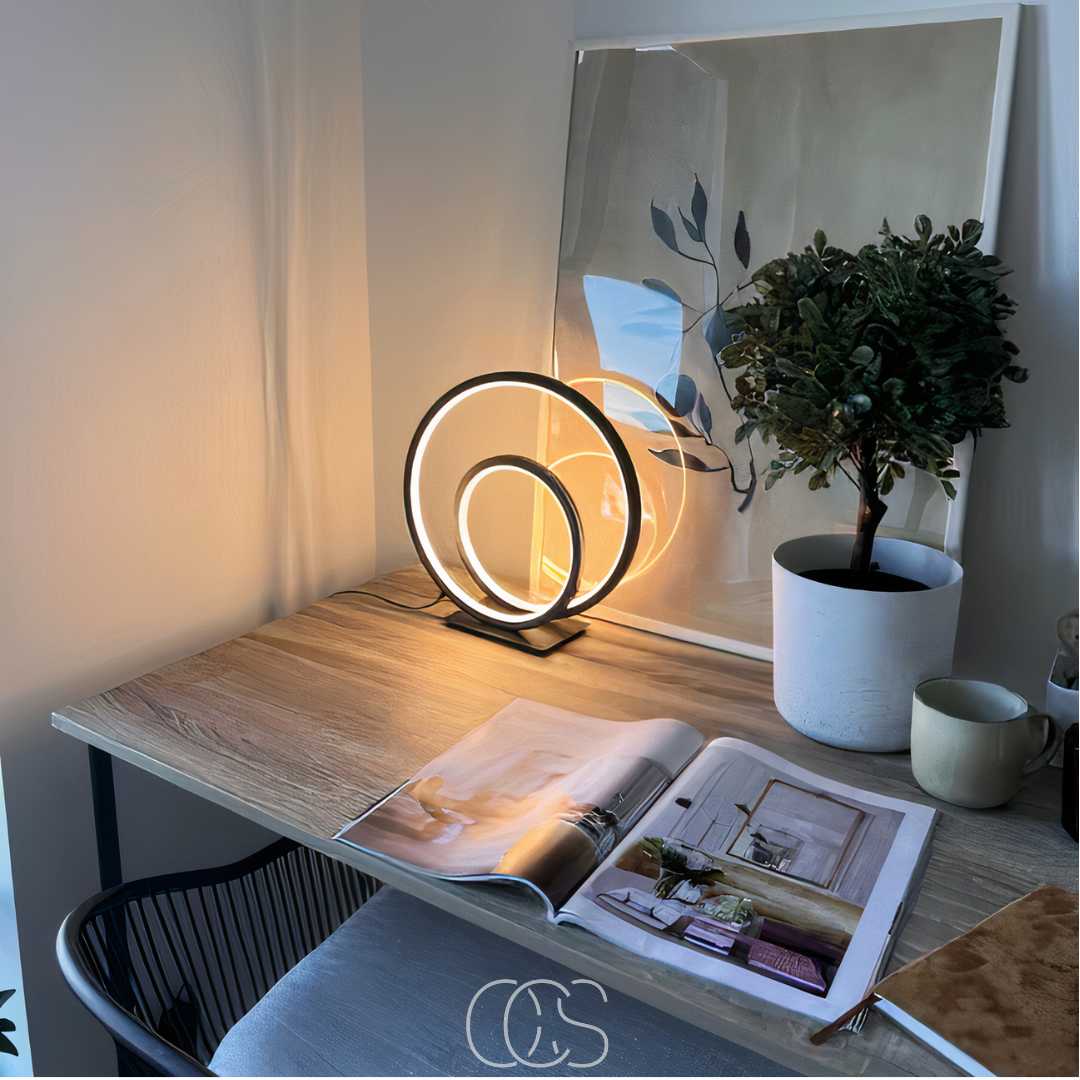 LED Table Lamp Double Ring | Orntli
