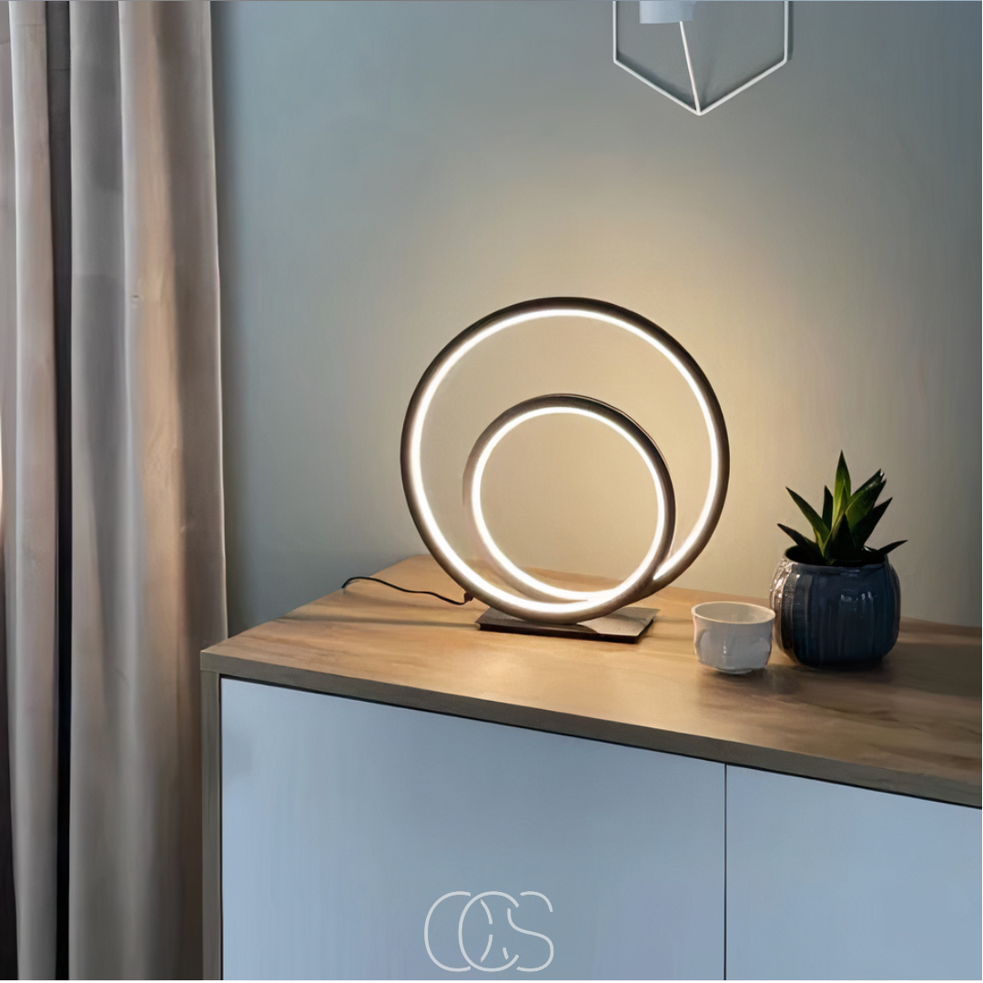 LED Table Lamp Double Ring | Orntli