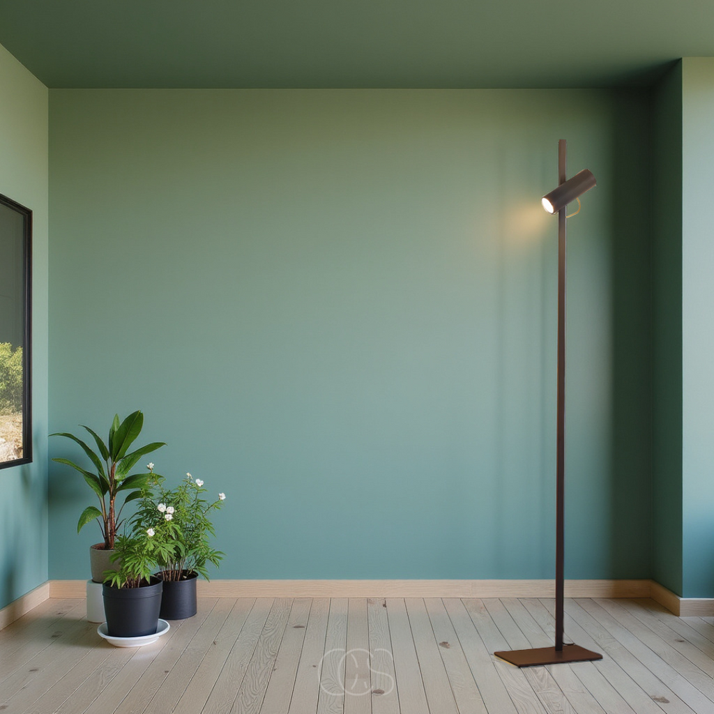 LED-Stehlampe mit Spotlicht - Leselampe | Orntli