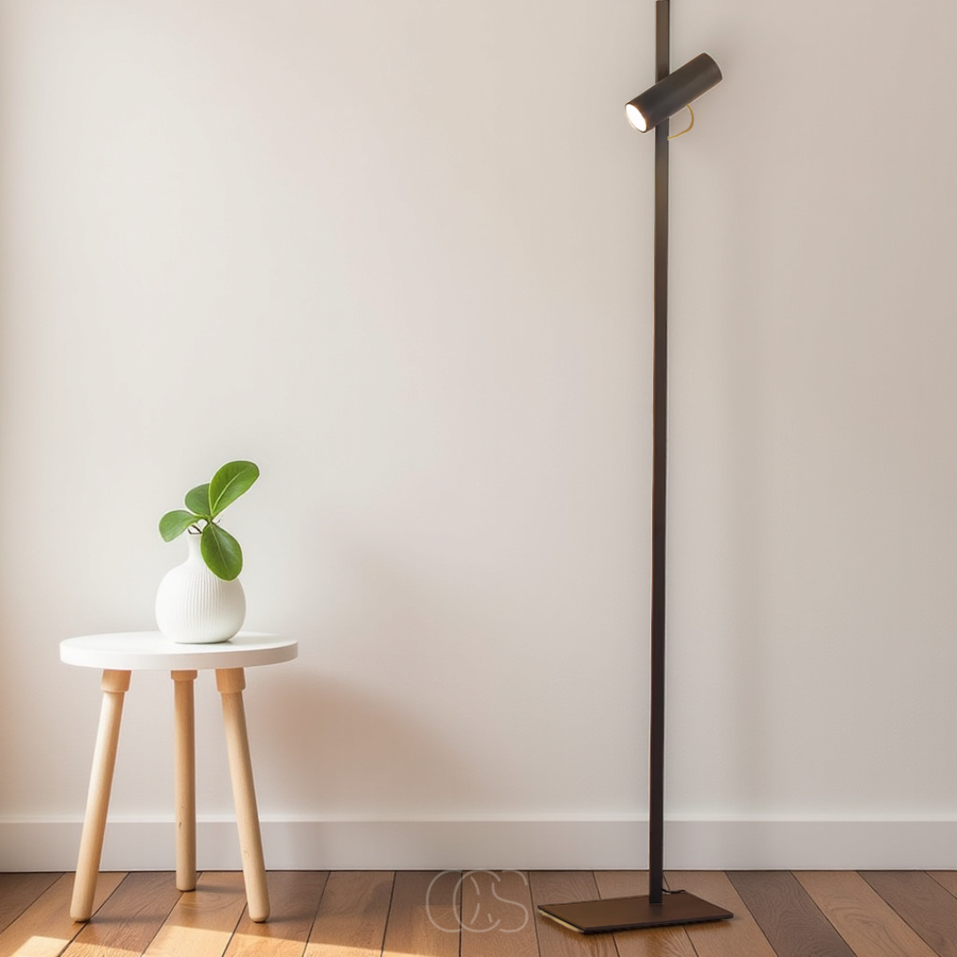 Lámpara de pie LED con foco - lámpara de lectura | Orntli