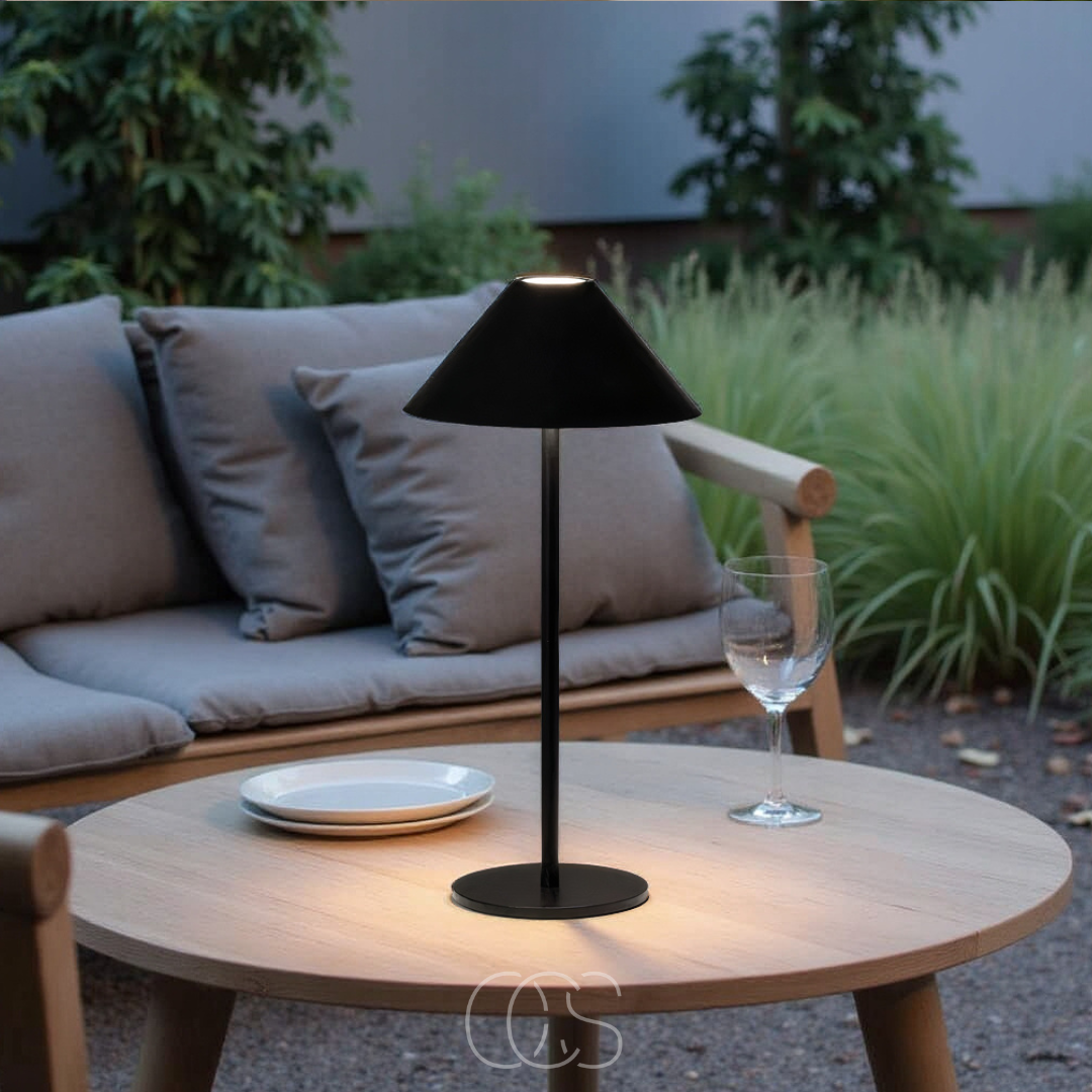 Lámpara de mesa inalámbrica de lujo - linterna LED regulable táctil | Orntli