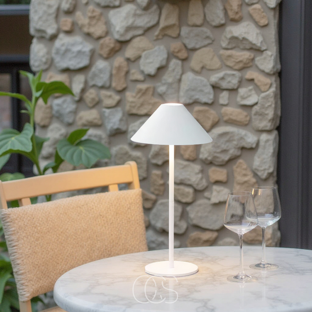 Lámpara de mesa inalámbrica de lujo - linterna LED regulable táctil | Orntli