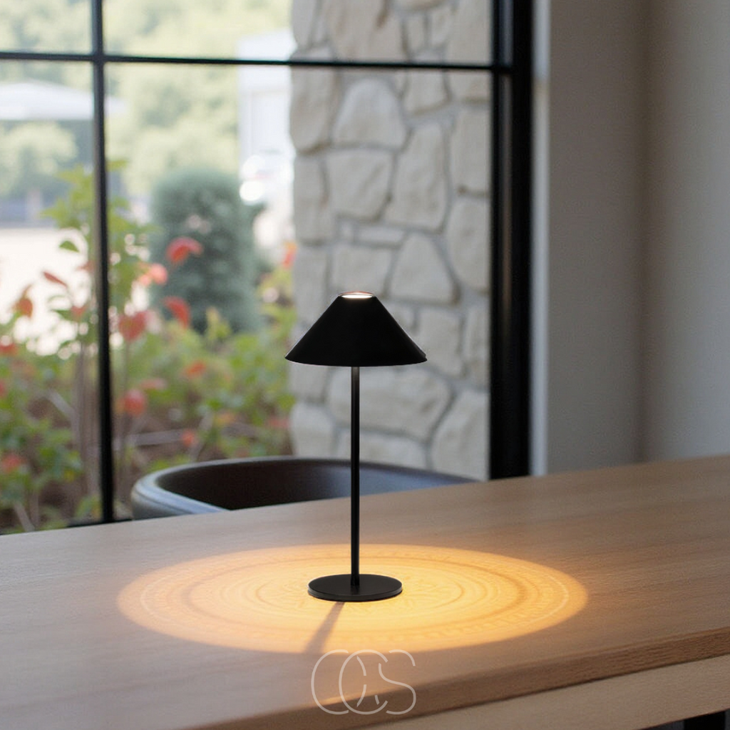 Lámpara de mesa inalámbrica de lujo - linterna LED regulable táctil | Orntli