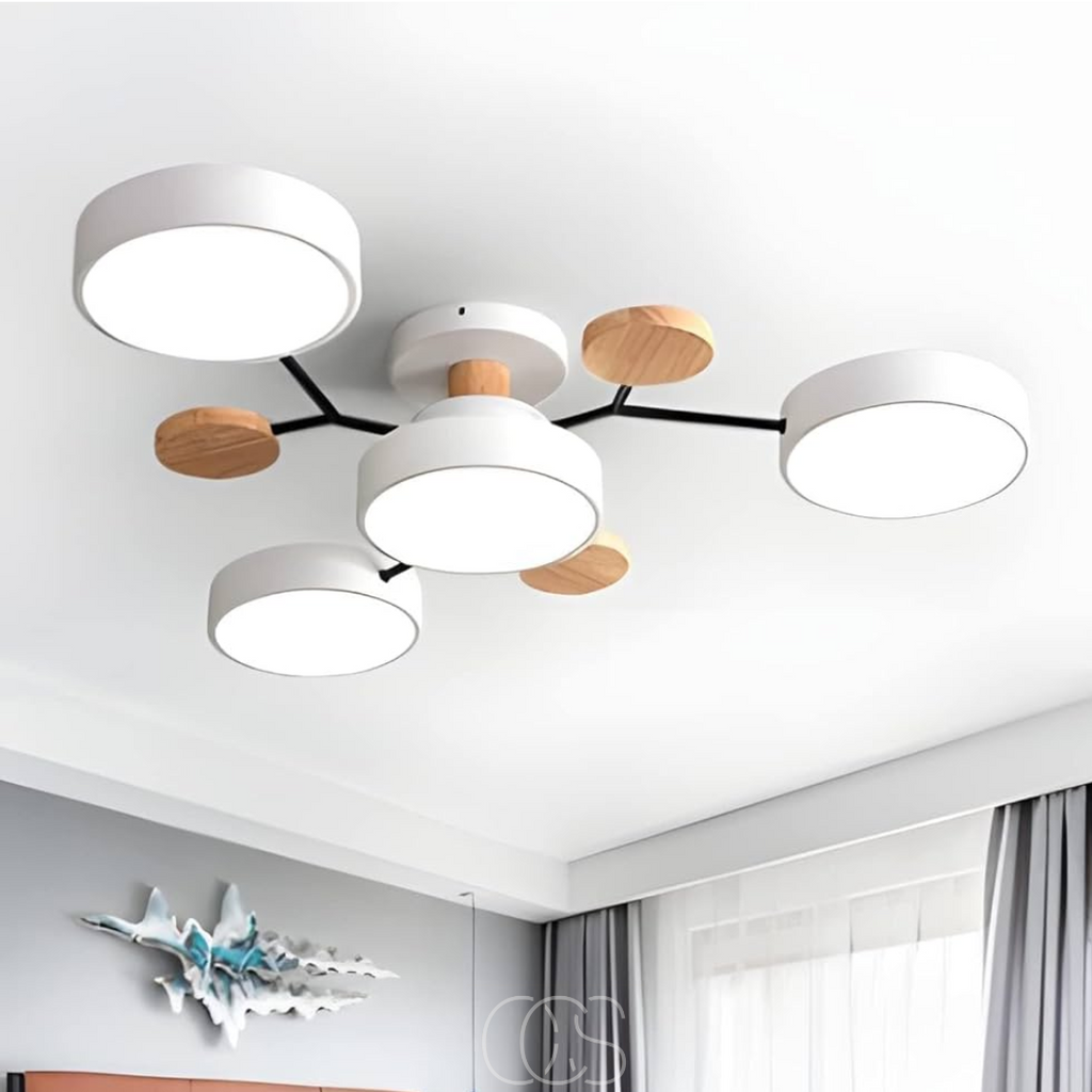 Macaron Metal LED Ceiling Lamp - Dimmable 3-Color | Orntli