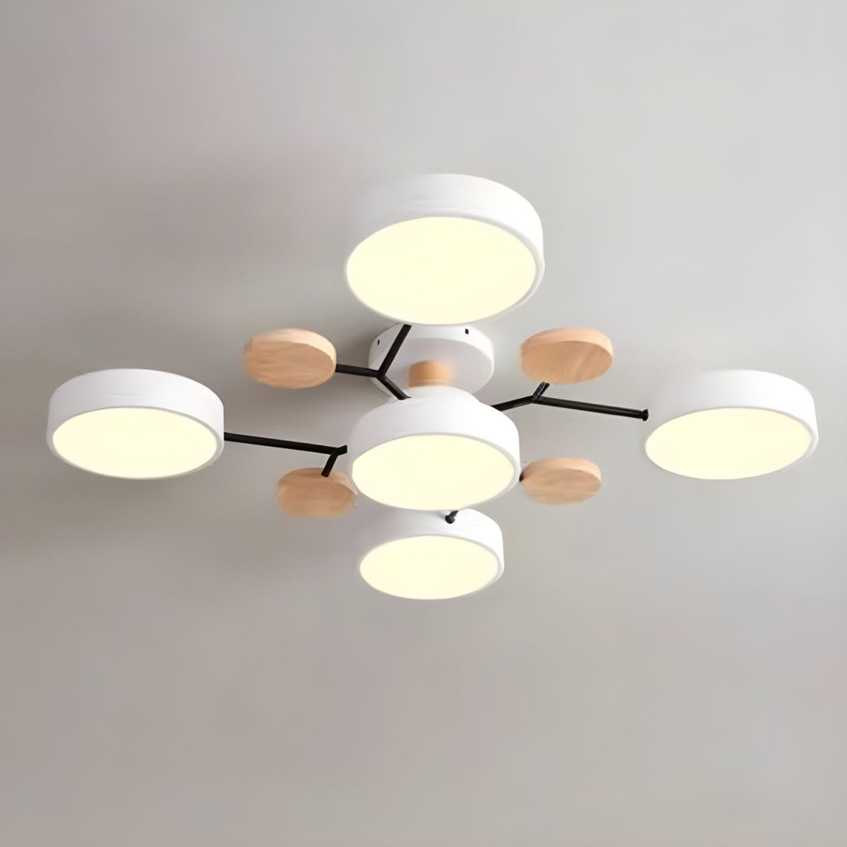 Lámpara de techo LED metálica Macaron - Regulable 3 colores | Orntli