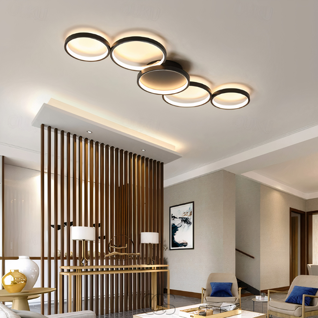 Lámpara de techo de diseño moderno - Aros LED | Orntli