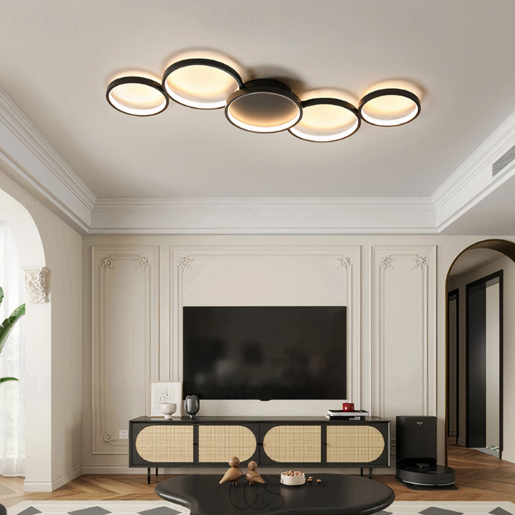 Lámpara de techo de diseño moderno - Aros LED | Orntli
