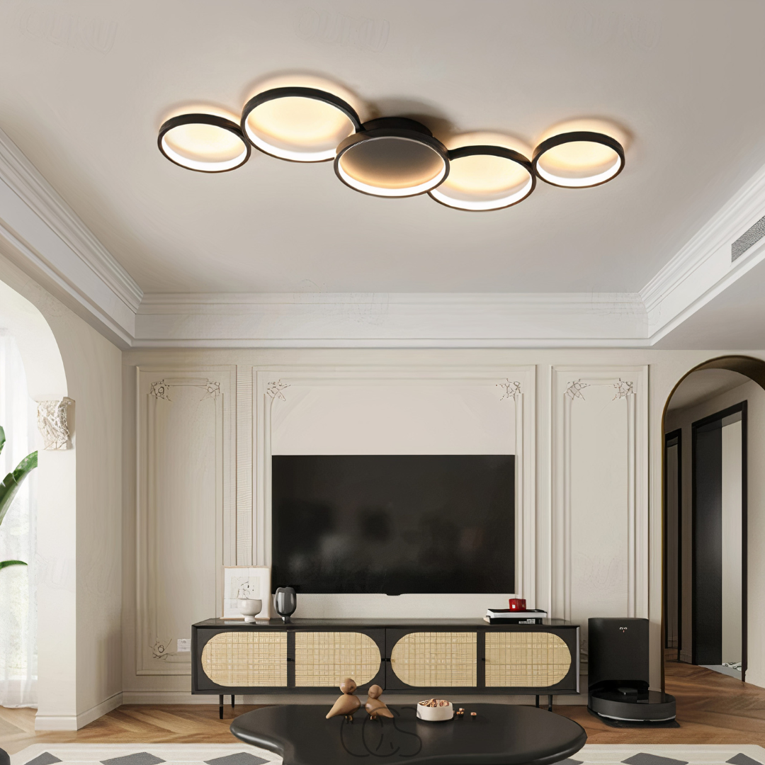Lámpara de techo de diseño moderno - Aros LED | Orntli