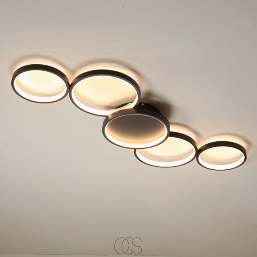 Lámpara de techo de diseño moderno - Aros LED | Orntli