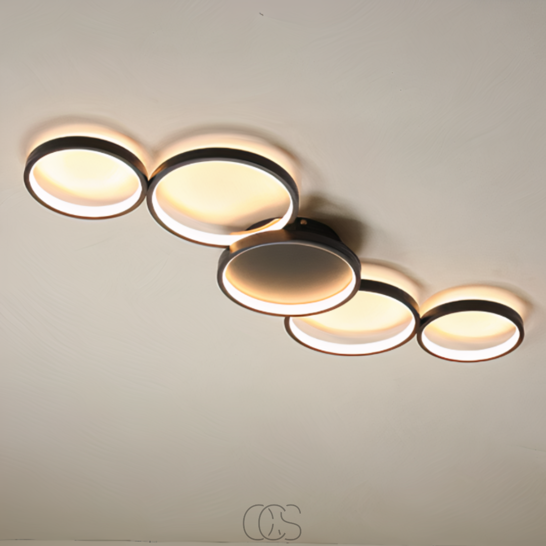 Lámpara de techo de diseño moderno - Aros LED | Orntli
