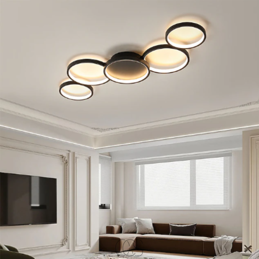 Lámpara de techo de diseño moderno - Aros LED | Orntli