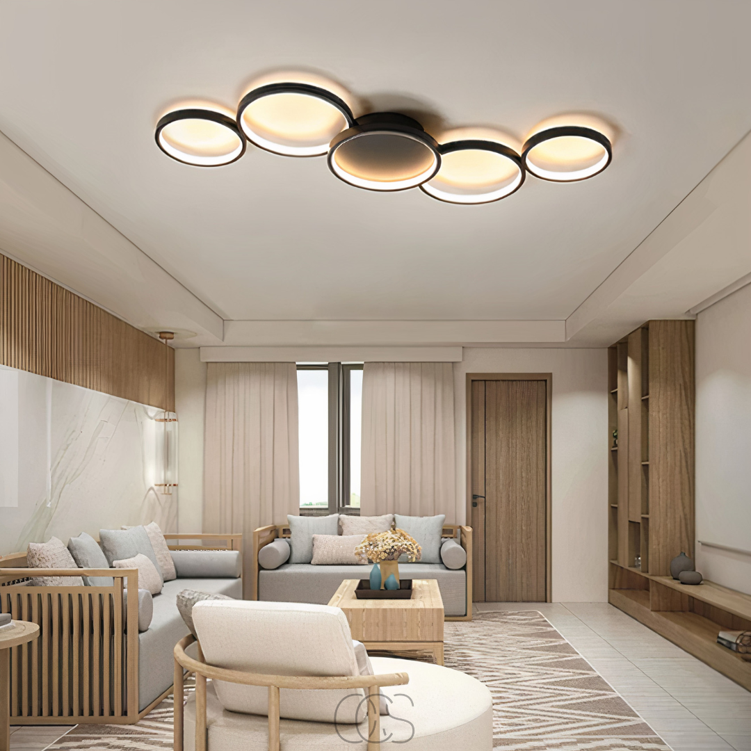 Lámpara de techo de diseño moderno - Aros LED | Orntli