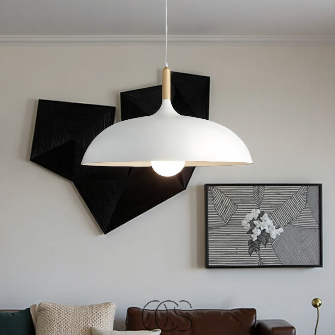 Moderne matte schwarze Deckenlampe | Orntli