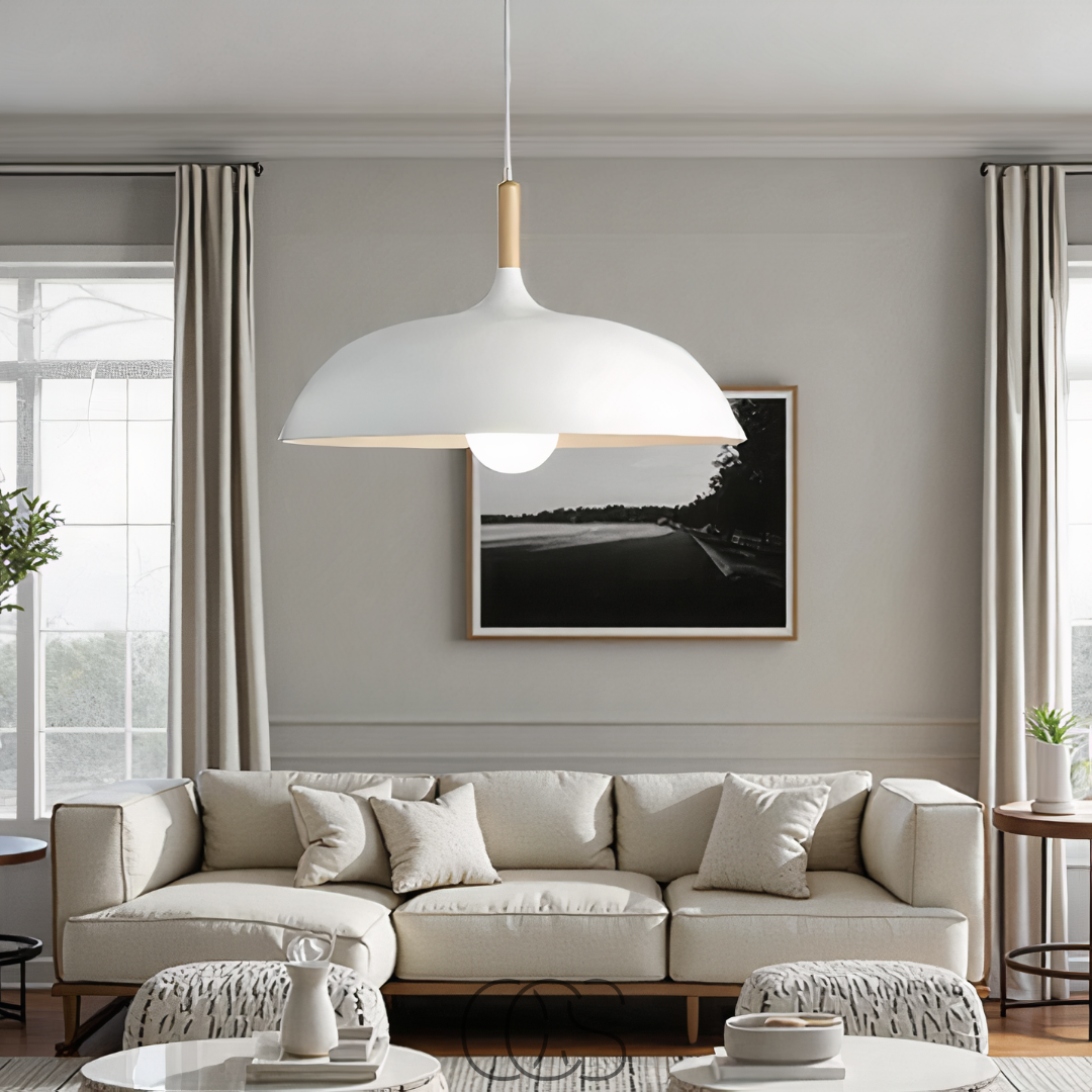 Moderne matte schwarze Deckenlampe | Orntli
