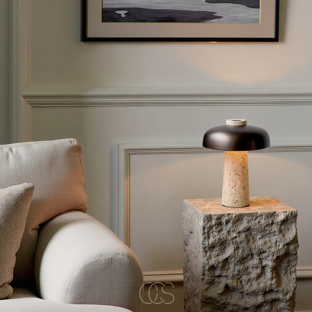 Modern Stone Table Lamp | Orntli