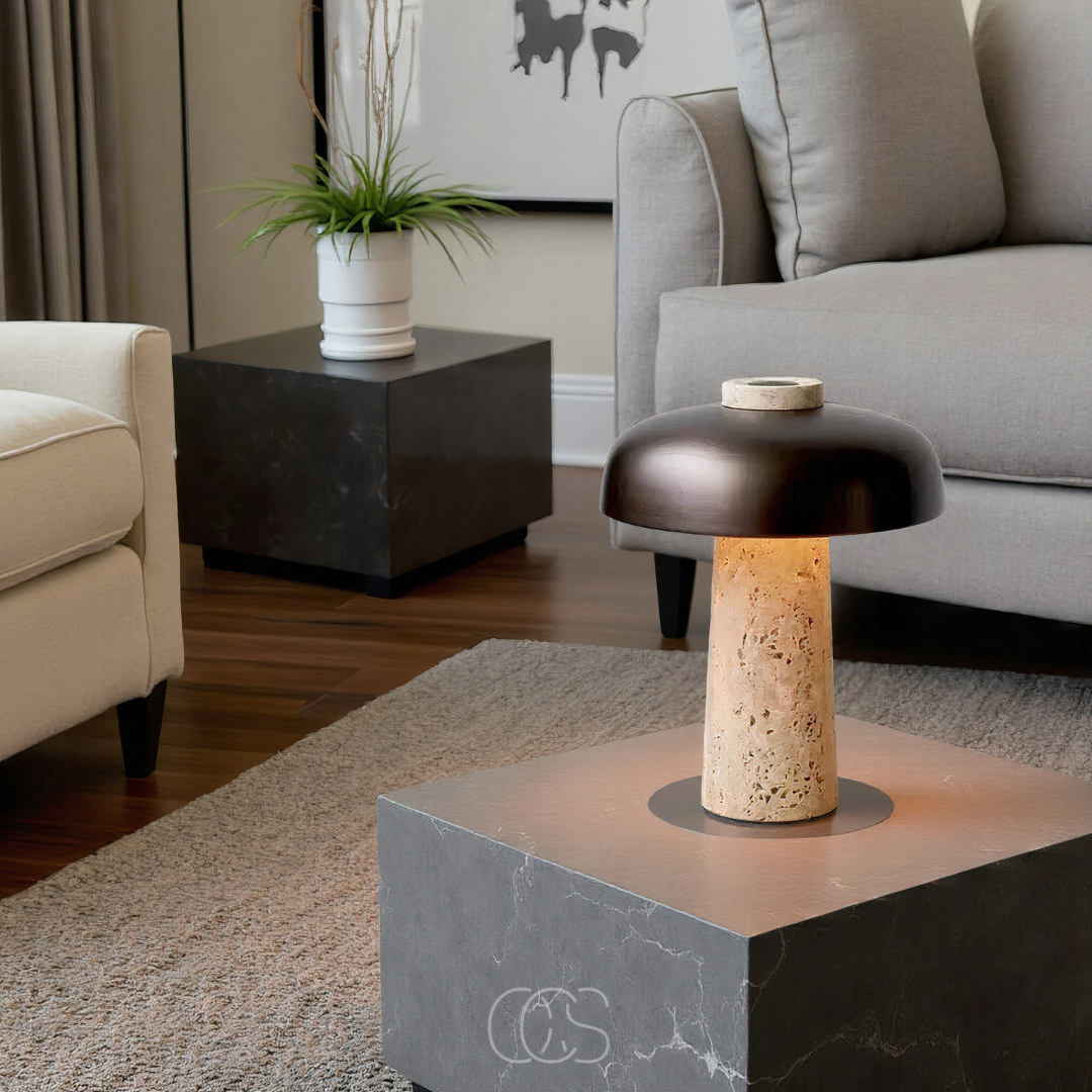 Modern Stone Table Lamp | Orntli