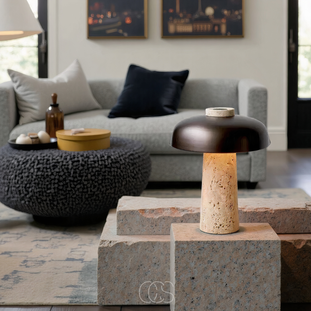 Modern Stone Table Lamp | Orntli