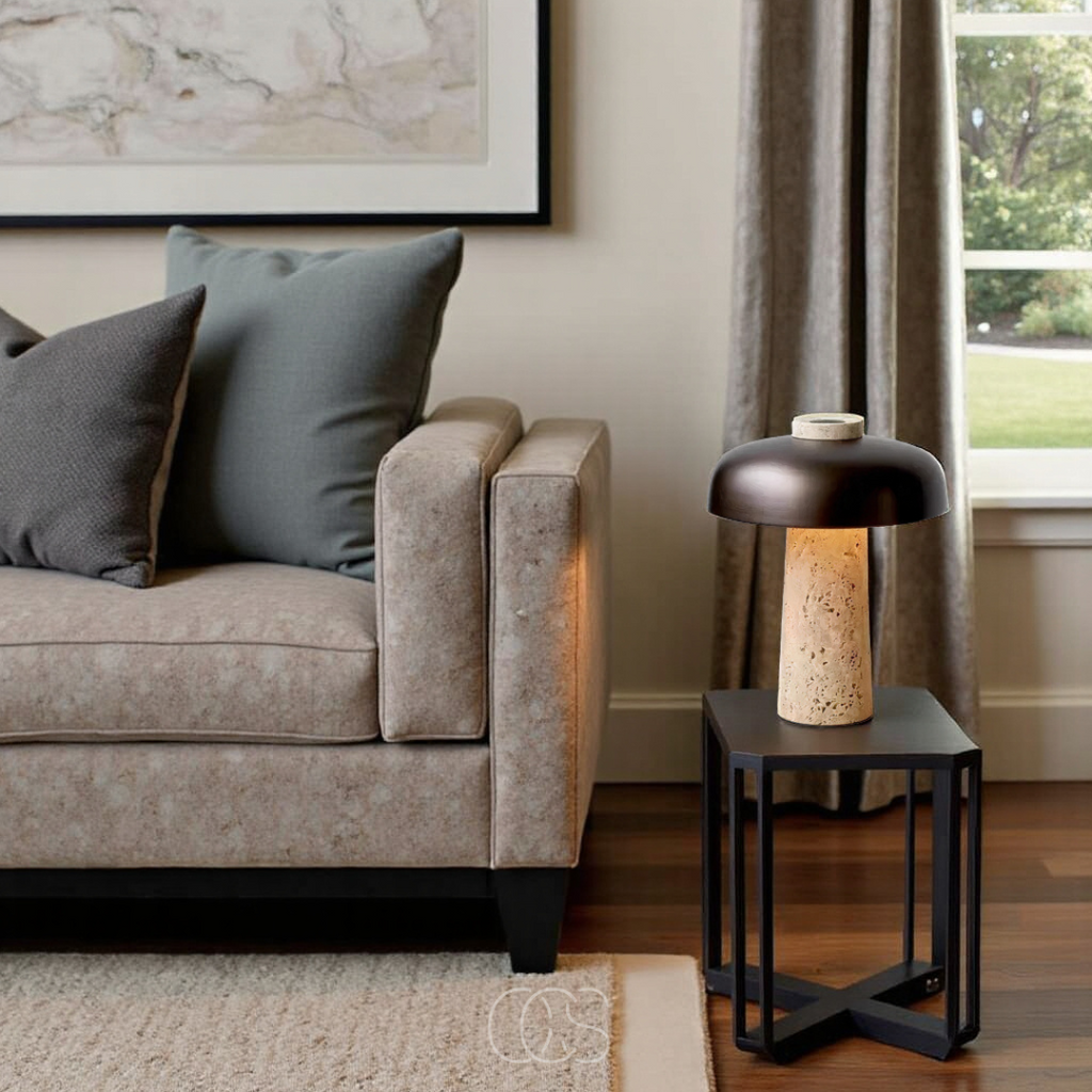Modern Stone Table Lamp | Orntli