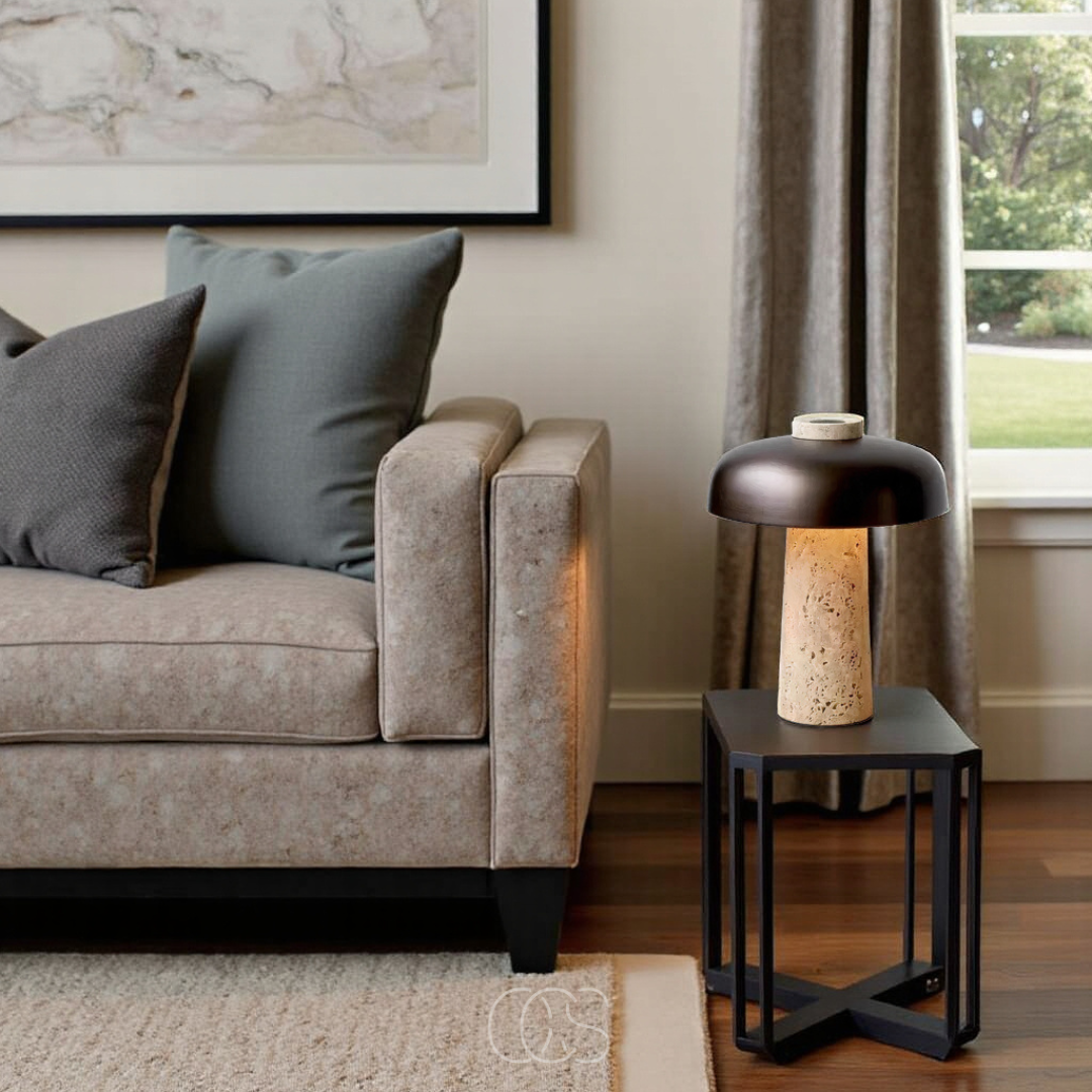 Modern Stone Table Lamp | Orntli