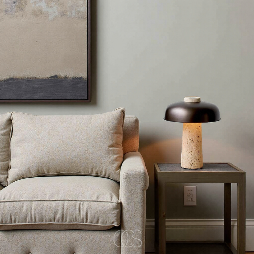 Modern Stone Table Lamp | Orntli