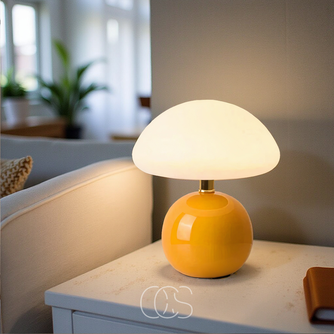 Pilzlampe - Dimmbares LED Design Tischlampe | Orntli