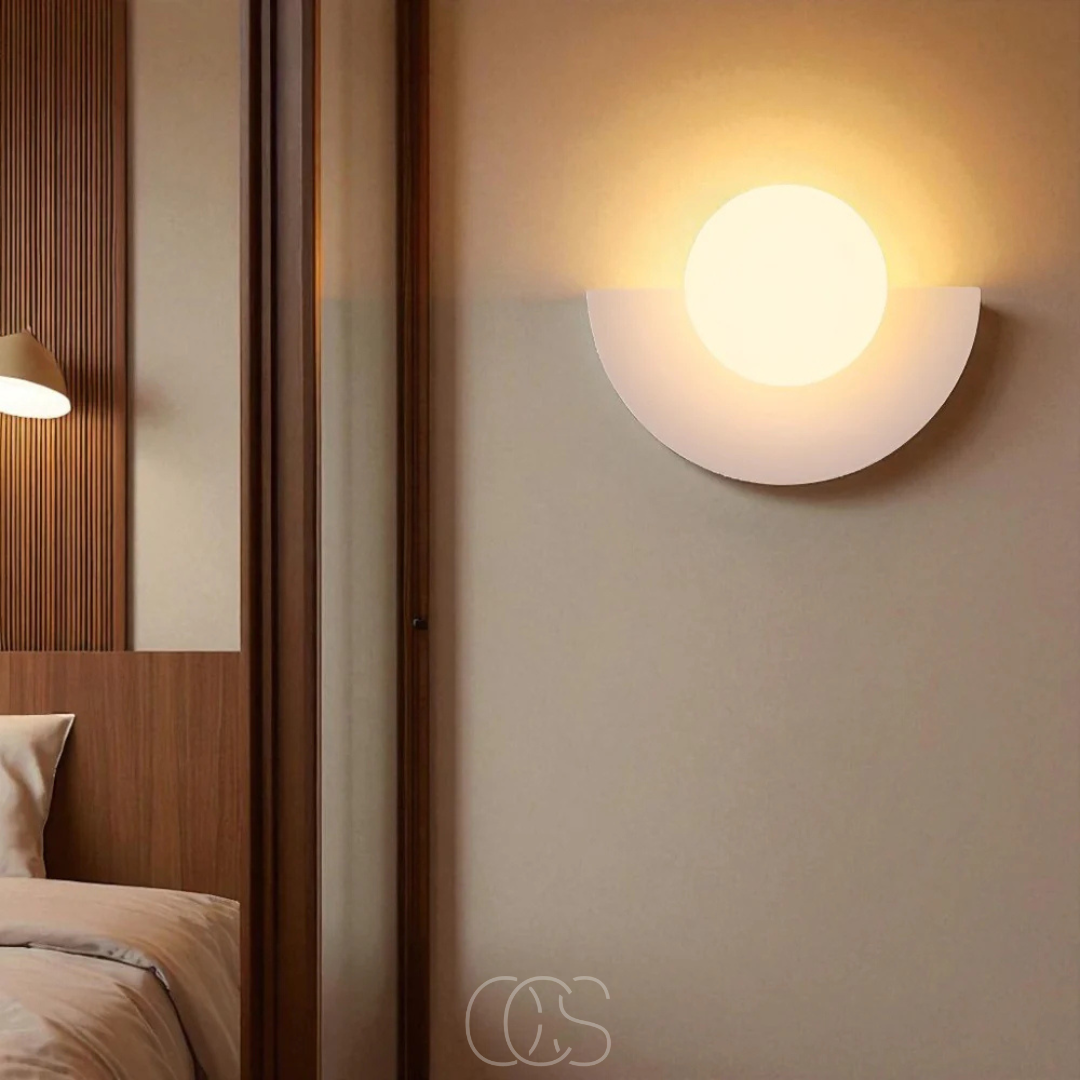 Nordic Half-Circular Wall Lamp – Scandinavian Design | Orntli