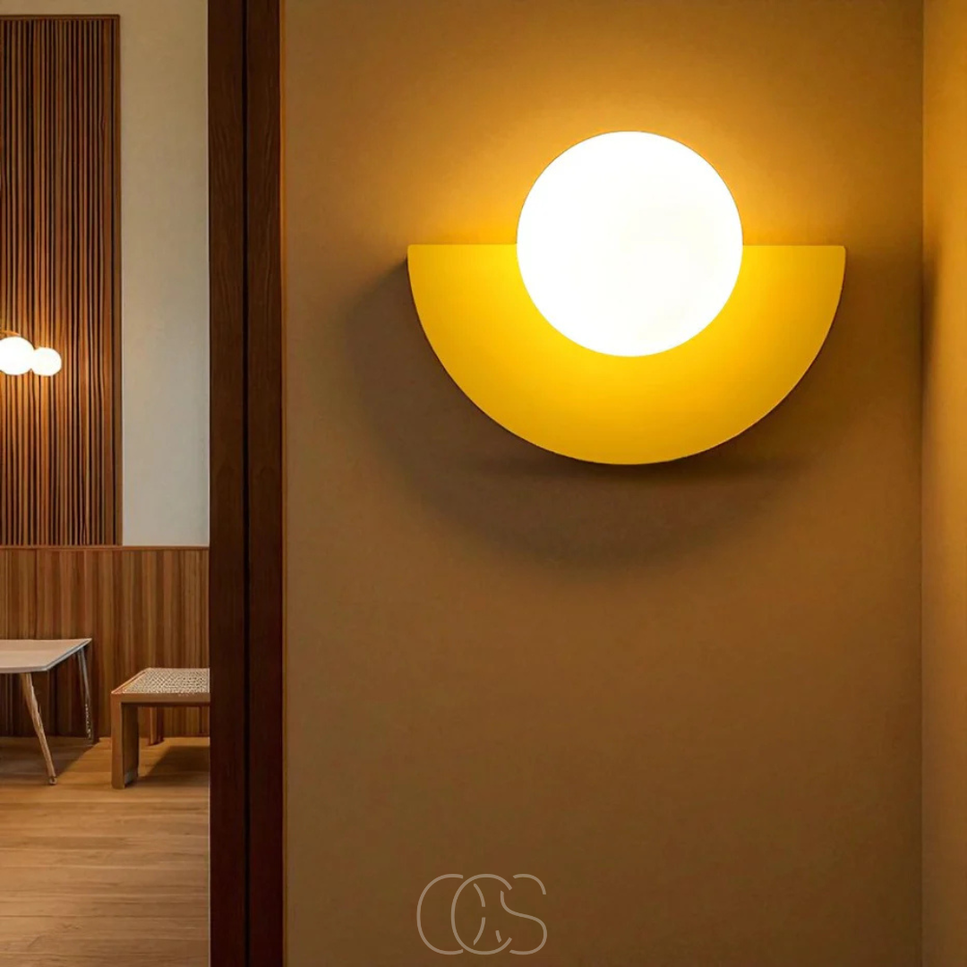 Nordic Half-Circular Wall Lamp – Scandinavian Design | Orntli