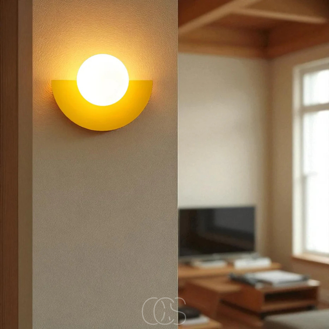 Nordic Half-Circular Wall Lamp – Scandinavian Design | Orntli