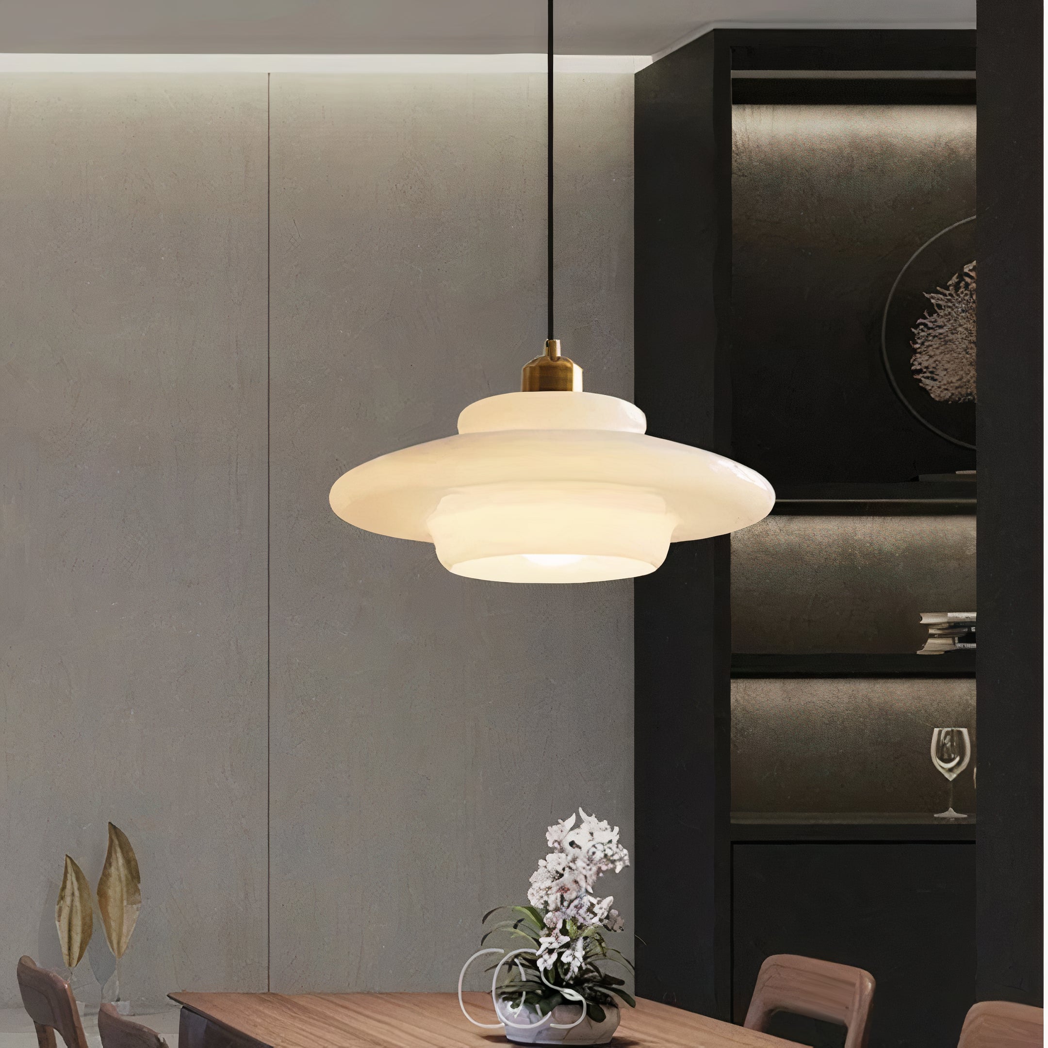 Perle pendant lamp - Brass & Glass | Orntli