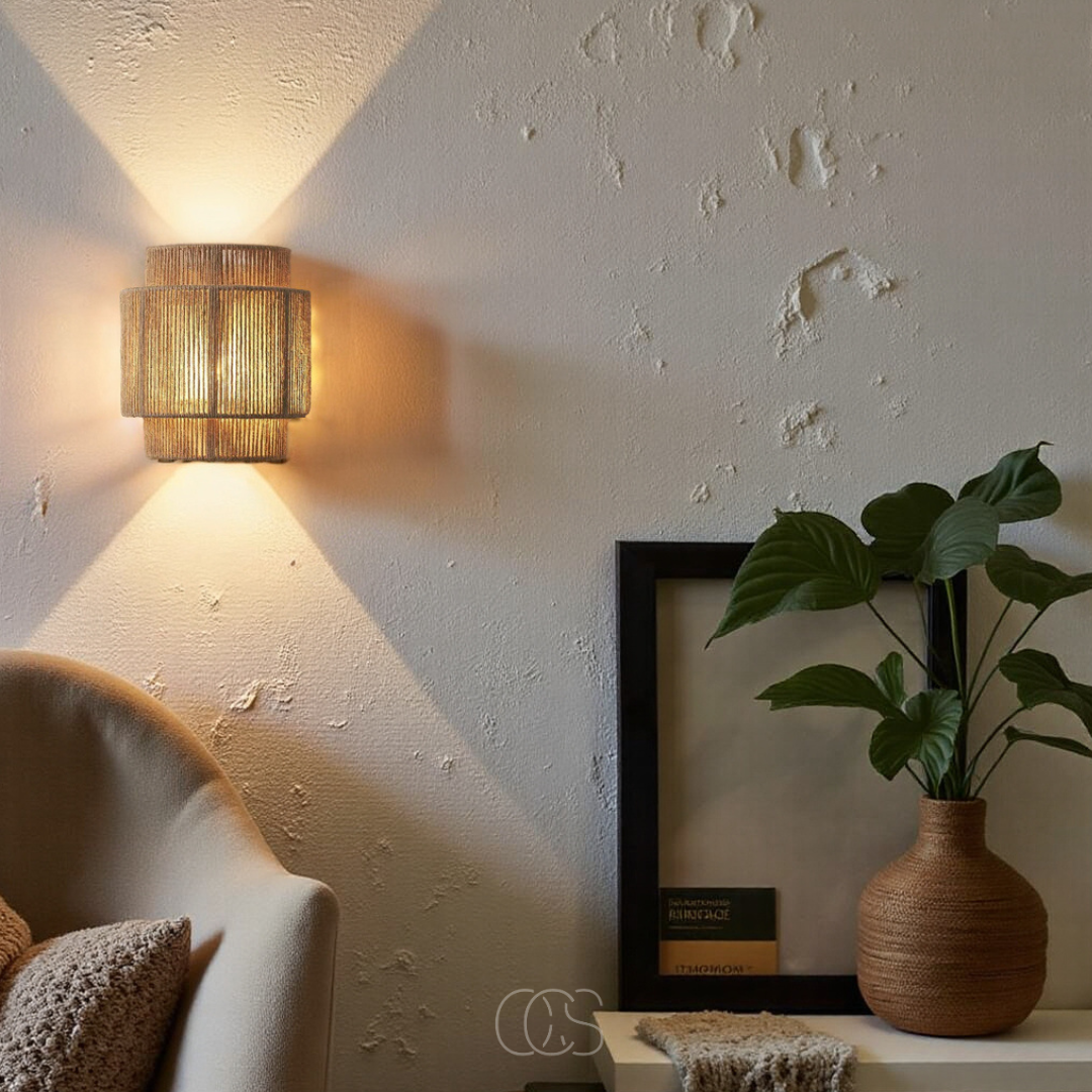 Rattan Boho Wall Lamp | Orntli