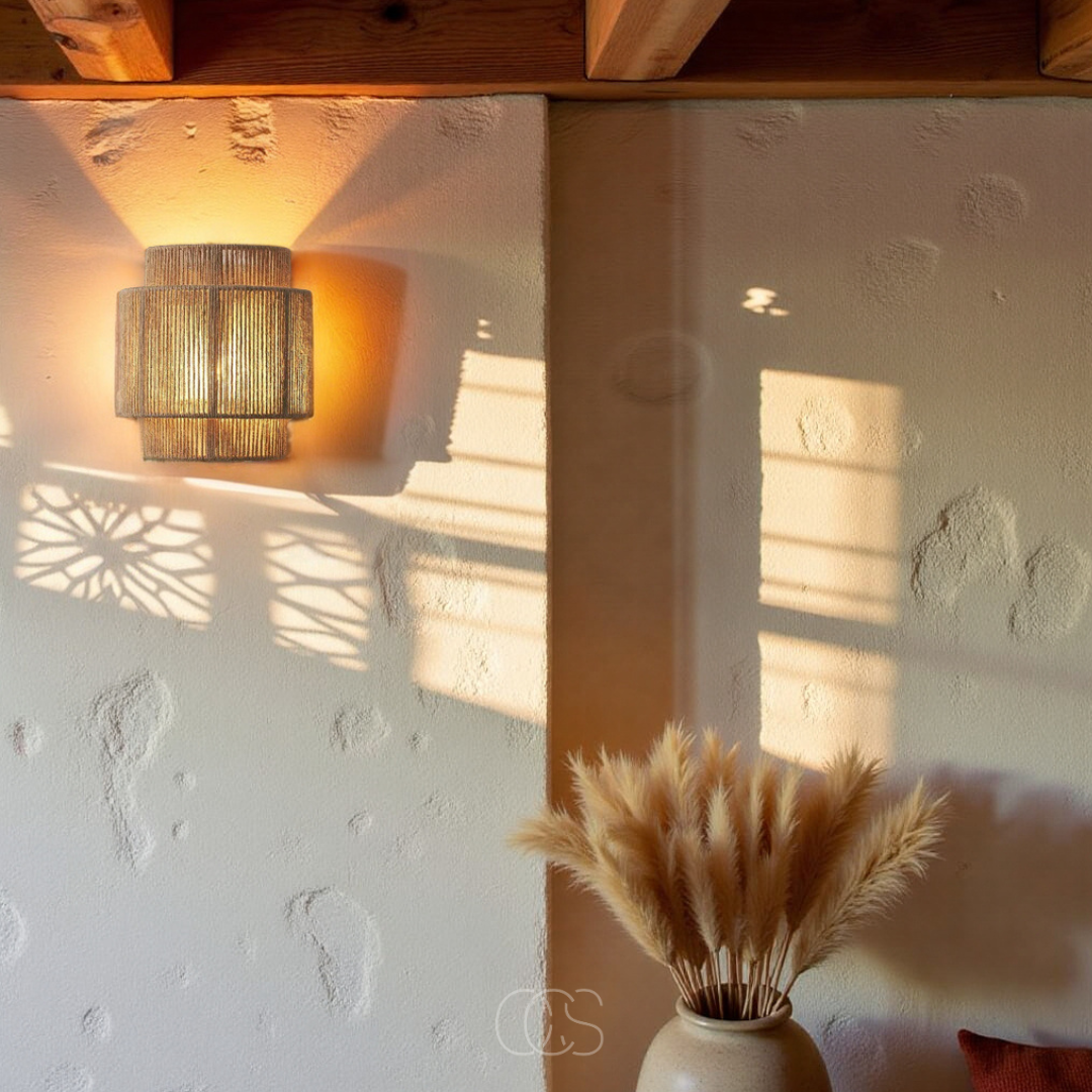 Rattan Boho Wall Lamp | Orntli