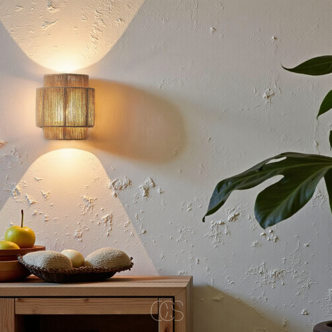 Rattan Boho Wall Lamp | Orntli