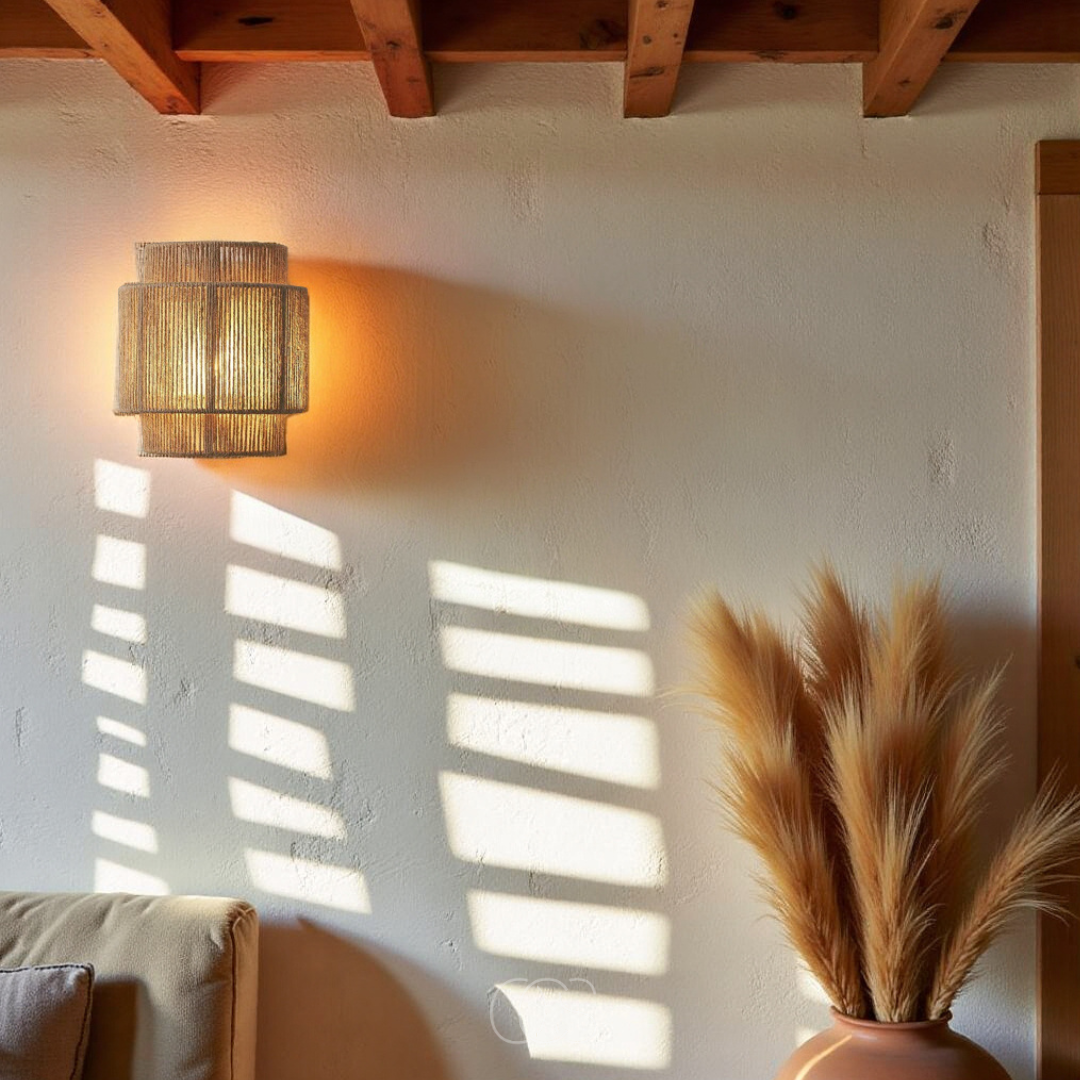 Rattan Boho Wall Lamp | Orntli
