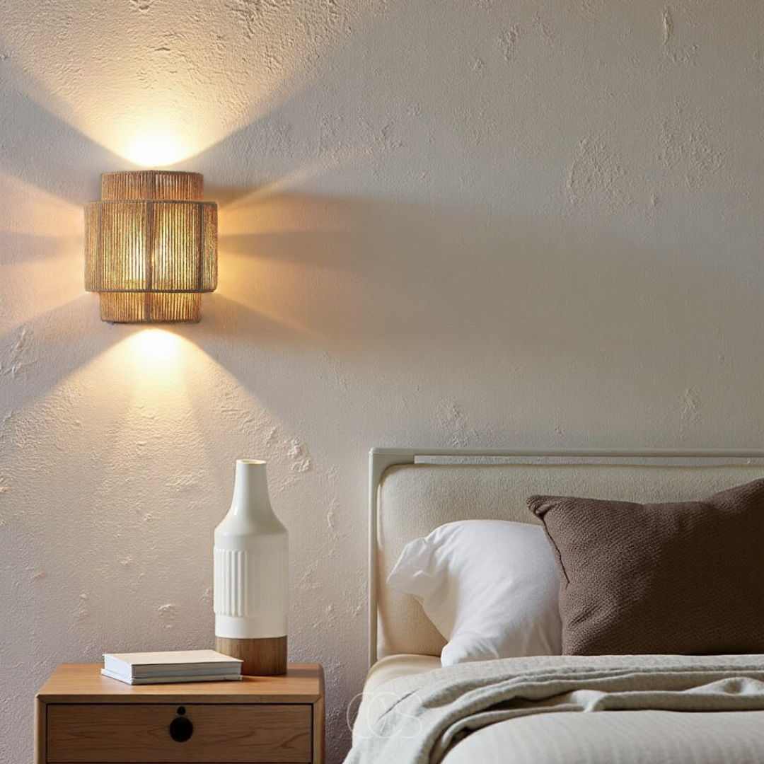 Rattan Boho Wall Lamp | Orntli