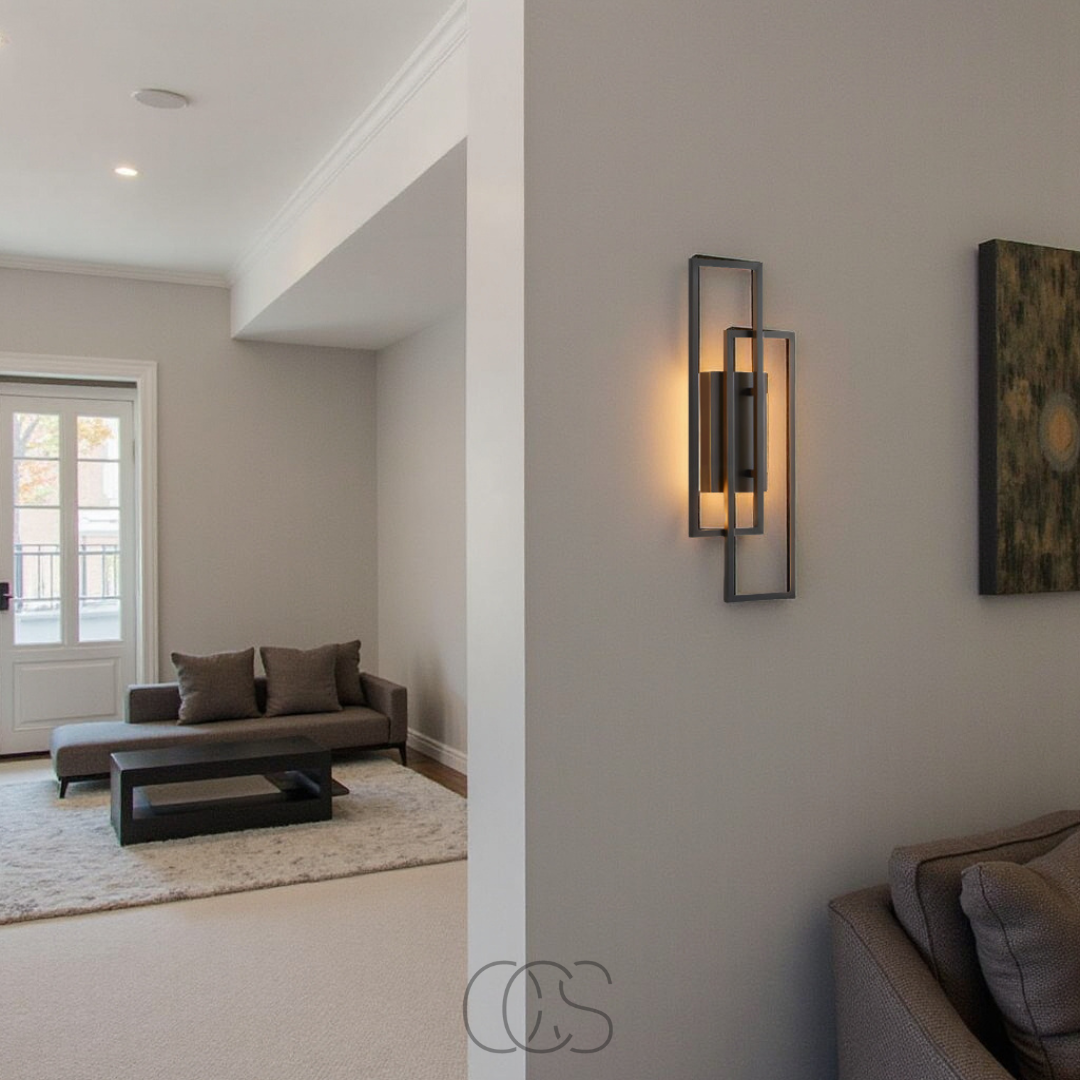 Rectangular Geometric LED Wall Lamp | Orntli