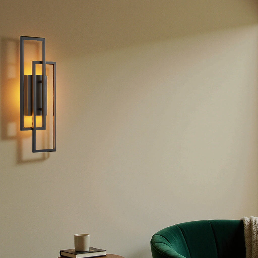 Rectangular Geometric LED Wall Lamp | Orntli