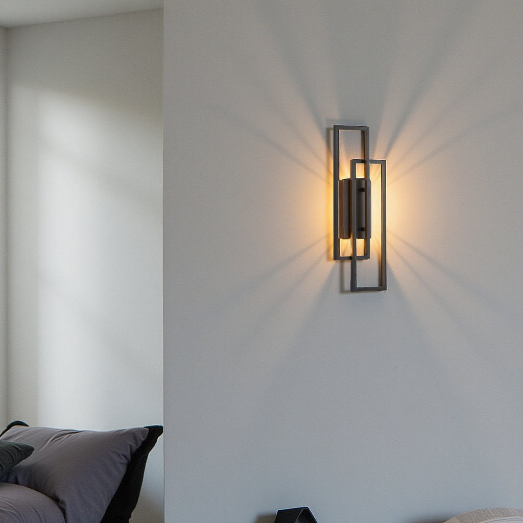 Rectangular Geometric LED Wall Lamp | Orntli