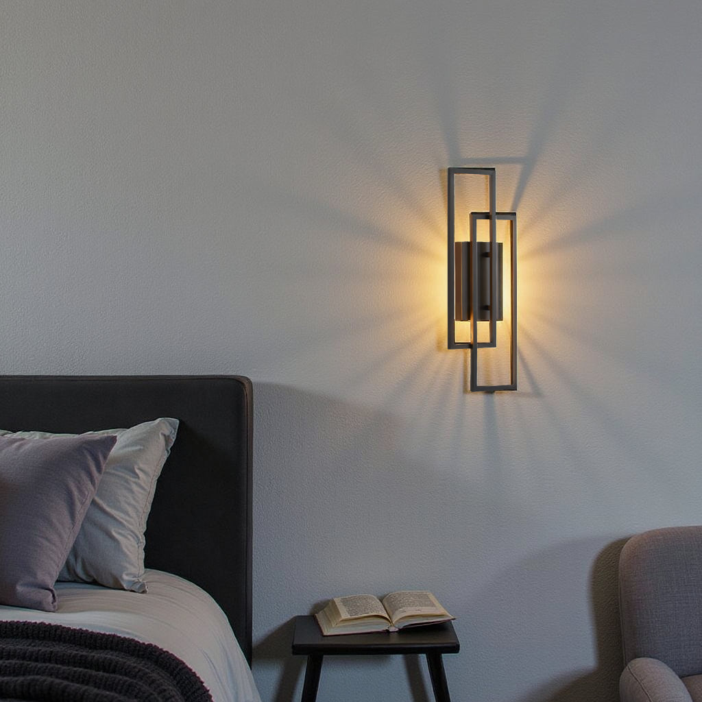 Rectangular Geometric LED Wall Lamp | Orntli