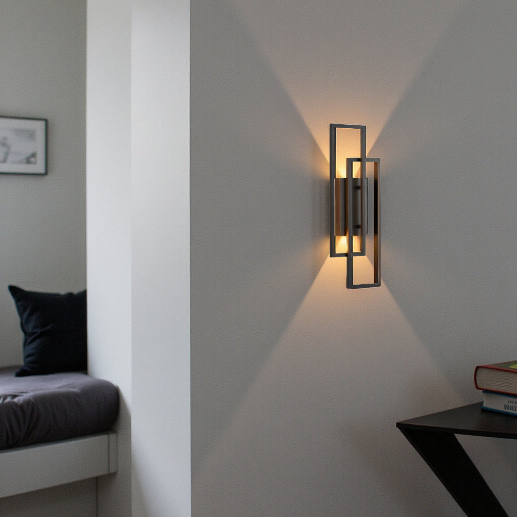 Rectangular Geometric LED Wall Lamp | Orntli