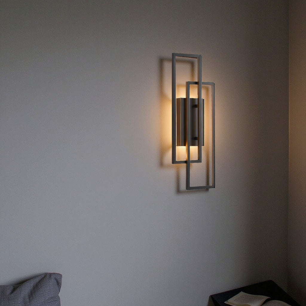 Rectangular Geometric LED Wall Lamp | Orntli