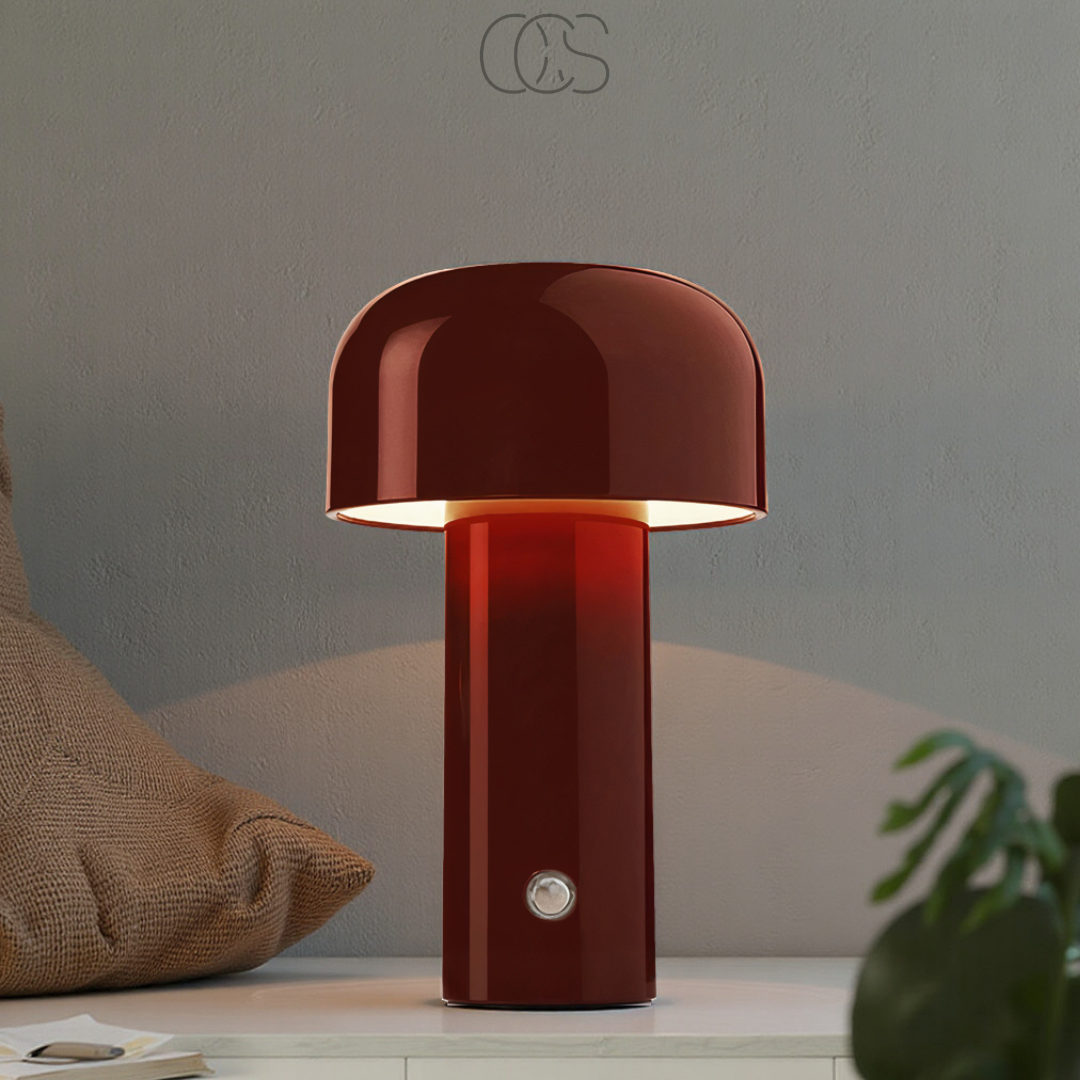 Retro-Tischlampe – kabellos, dimmbar & kann überall platziert werden | Orntli